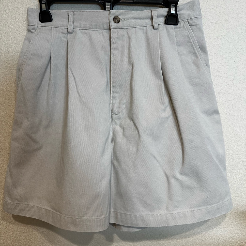 Talbots Women’s Light Cream Cotton Shorts